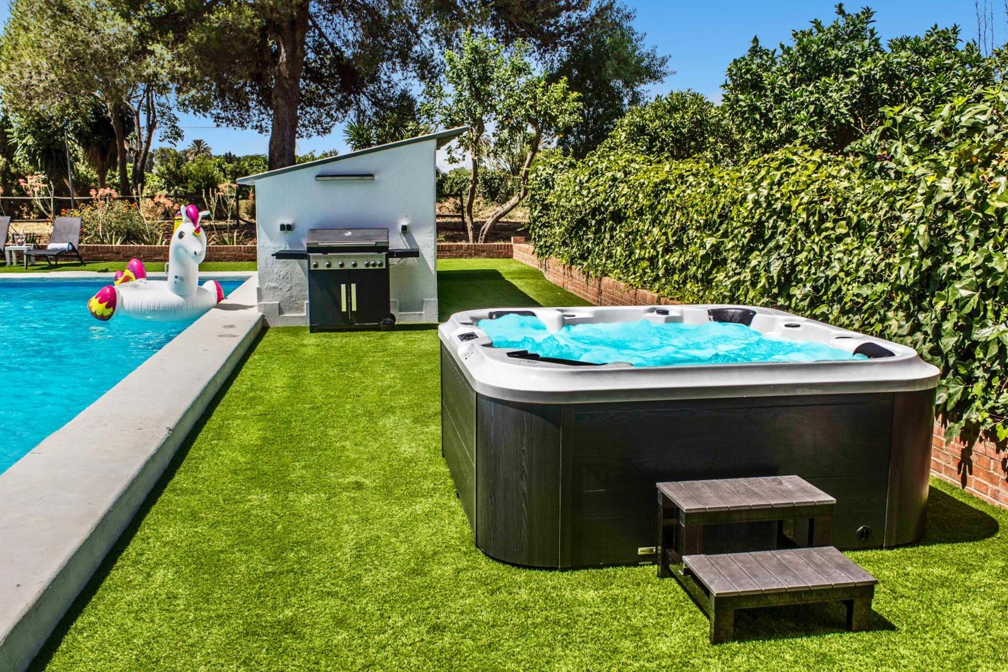Villa San Patricio I Piscina Privada I Jacuzzi Spa I Bbq I Ps5 I Aire Acon I 3000M2 I 5Min-Centro Херес-де-ла-Фронтера Екстер'єр фото